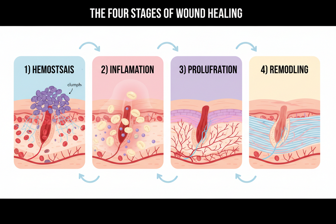 The 4 Stages of Wound Healing: What's Happening Under Your Bandage