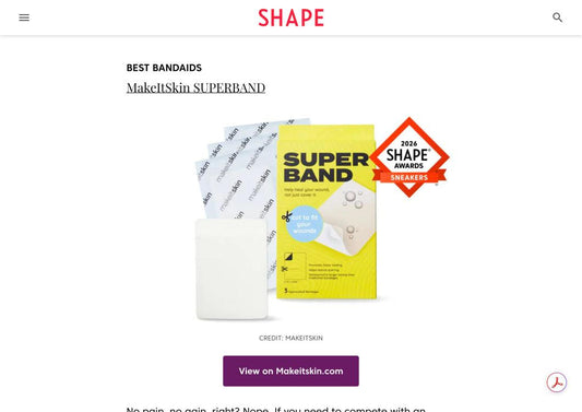 SUPERBAND Wins SHAPE's Best Bandaids Award in the 2026 Sneaker Awards